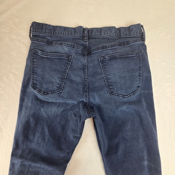 Old Navy Relaxed Slim Jeans Mens 34x32 Dark Wash Built-In Flex Tough Blue Denim - Picture 8 of 8
